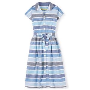 Boden Seatown Shirt dress, US6L, linen/cotton